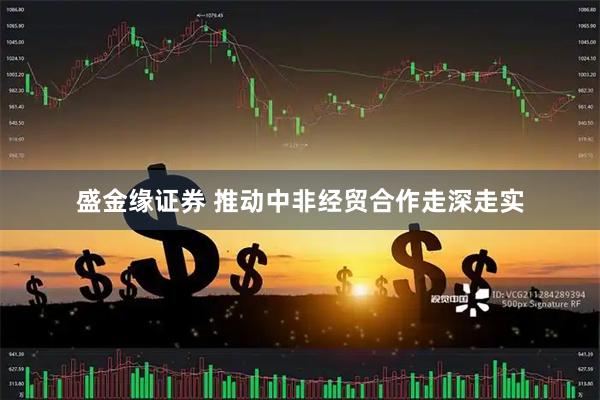 盛金缘证券 推动中非经贸合作走深走实